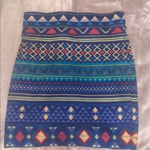 Gorgeous Aztec skirt!